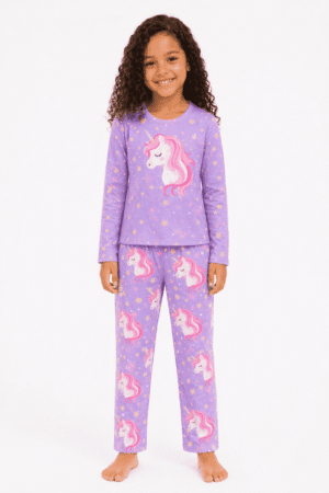 Pijama Manga Longa Unicórnio Ref: 25585UN