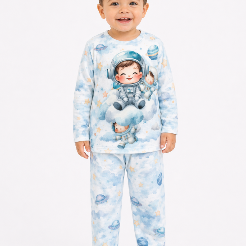 Pijama Manga Longa Astronautas Ref: 26377AS