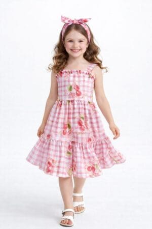 Vestido Mila 3 - Coleção Cerejinha Ref: 8502C