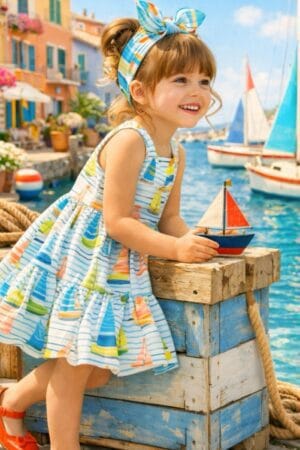 Vestido Carolina Navy Ref: 8244N