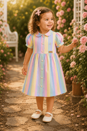Vestido Listrado Ref: 874