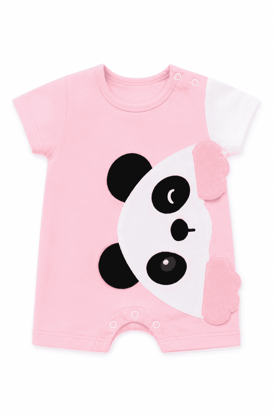 Body Verão Bichinhos Panda Rosa Ref: 1026 - Imagem 4